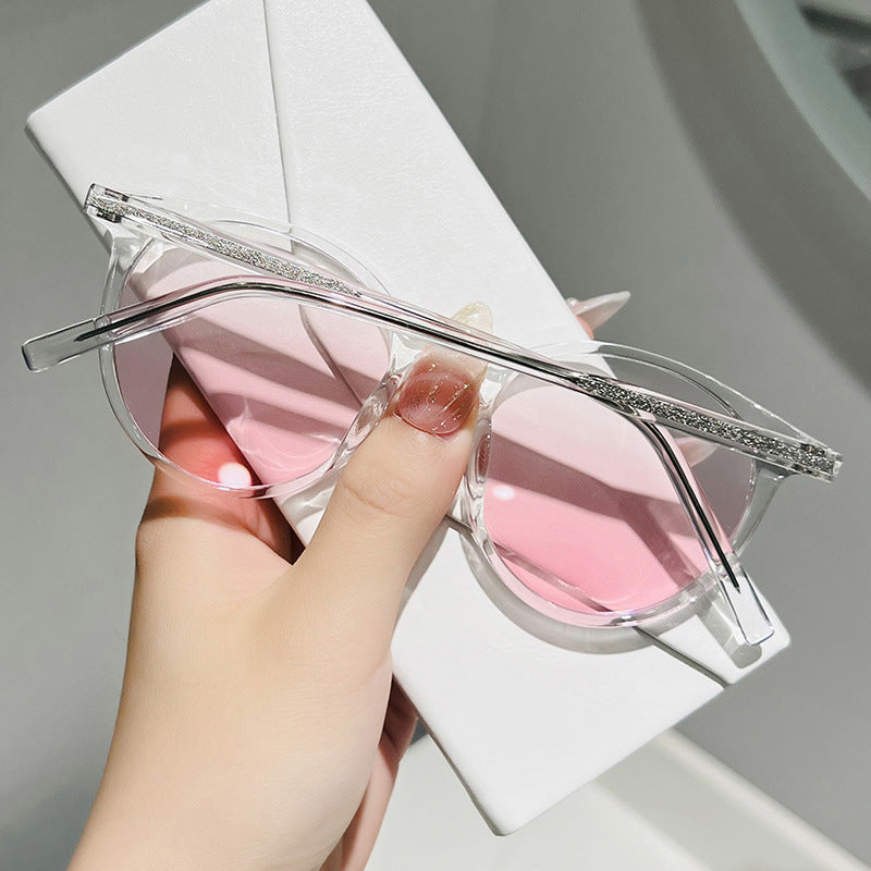 Venta al por mayor PC Gradient Blush Ladies Gafas de sol